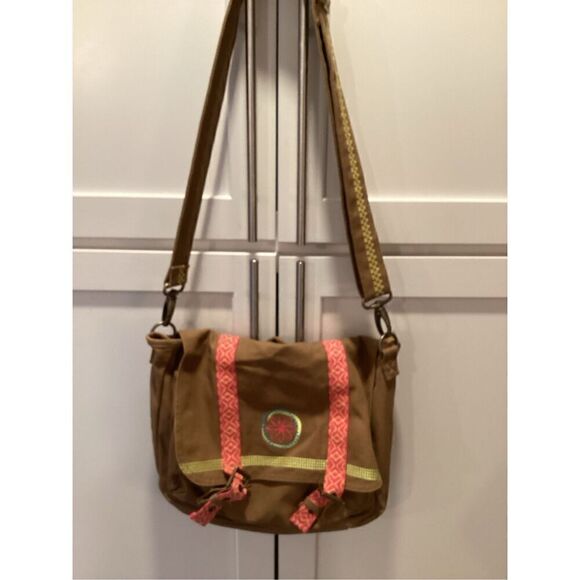 American Girl Canvas Lee Clarke Messenger Shoulder Cross Body Bag - Picture 2 of 12